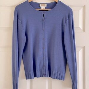 TALBOTS Silk Blend Cardigan Sweater - Women’s Size Petite Medium - Preowned
